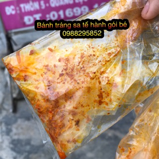 [Dây 10 gói] - Bánh tráng trộn sa tế Tây Ninh gói bé