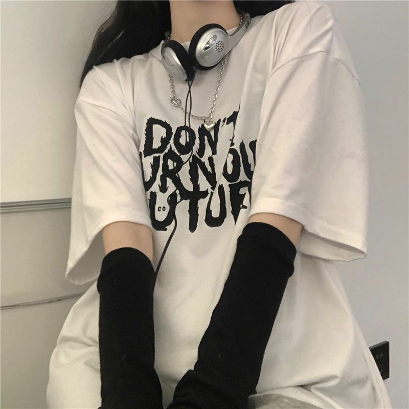 Áo Thun Tay Lỡ 100% Cotton Form Rộng Unisex Ulzzang