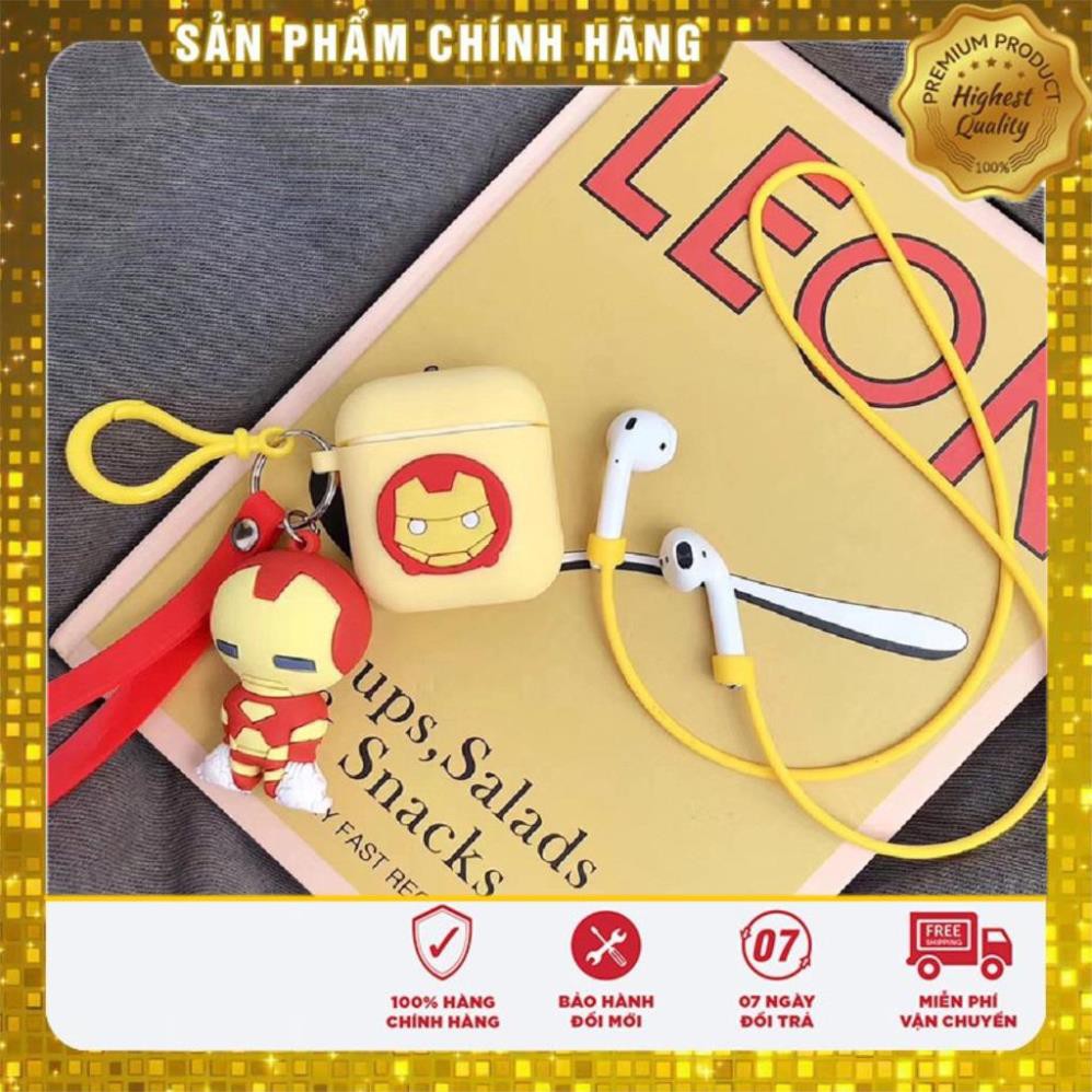 Airpods Case ⚡ Freeship ⚡ COMBO 4 MÓN SIÊU ANH HÙNG ⚡ Case Tai Nghe Không Dây Airpods 1/2/i11/i12/ - Châts case store