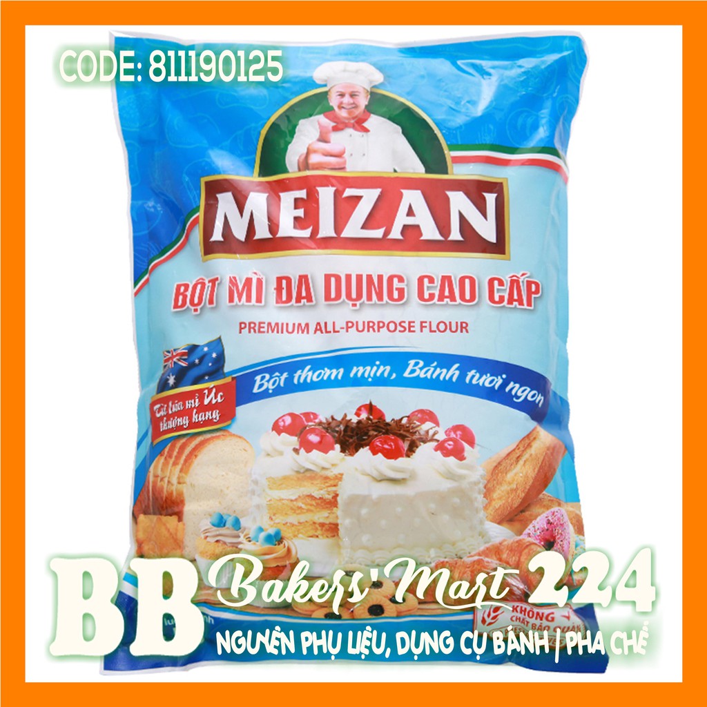 Bột mì ĐA DỤNG cao cấp MEIZAN - Gói 1kg