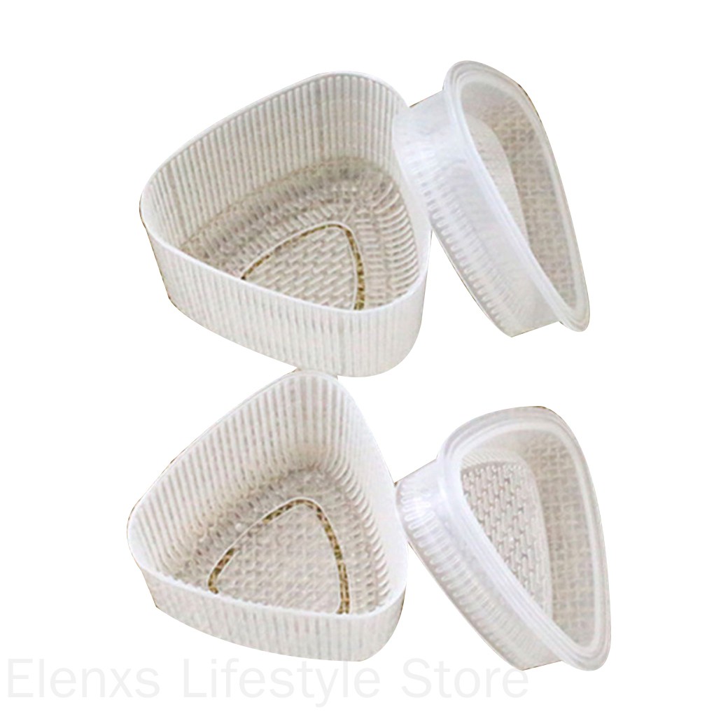 Set 2 Khuôn Làm Cơm Nắm Bằng Nhựa Trong Suốt