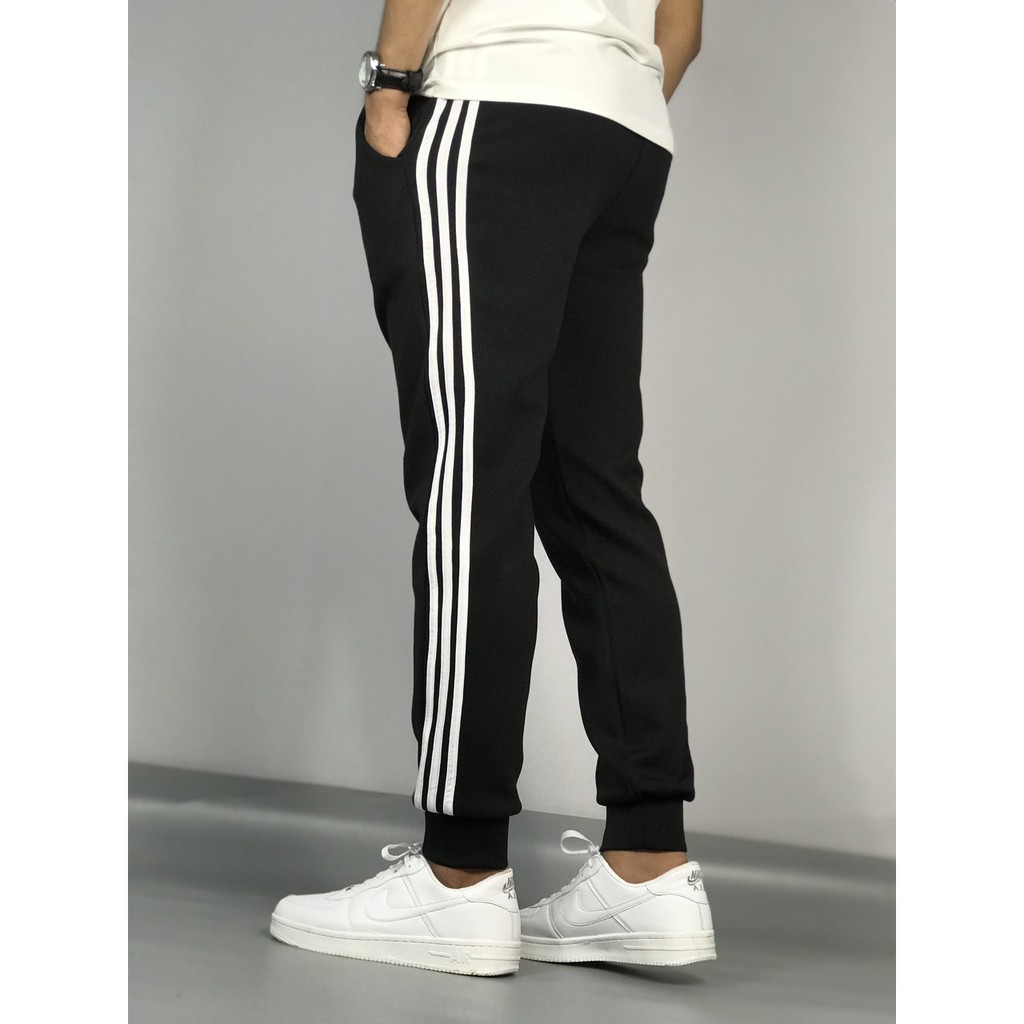 Quần Thể Thao Nam Dài Ba Sọc Trắng Ống Bó Jogger | BigBuy360 - bigbuy360.vn