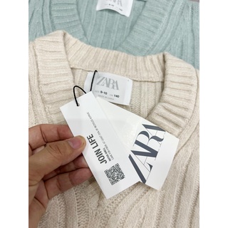 Áo len cổ tim BG (xanh, be)