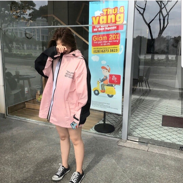 Áo khoác dù unisex form rộng 404 nam nữ ulzzang WIND