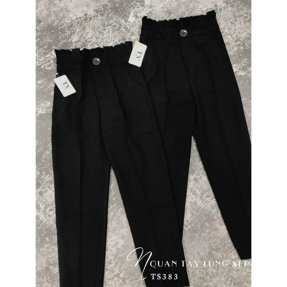 HÀNG ĐẸP - QUẦN TÂY LƯNG XẾP CHUẨN PHOM - QUẦN TÂY LƯNG KIỂU TS383 ⚡100% ẢNH THẬT⚡
