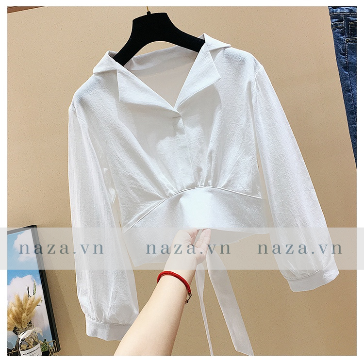 Áo Kiểu Cổ Véc, Áo Cột Dây Croptop nhiều màu lựa chọn