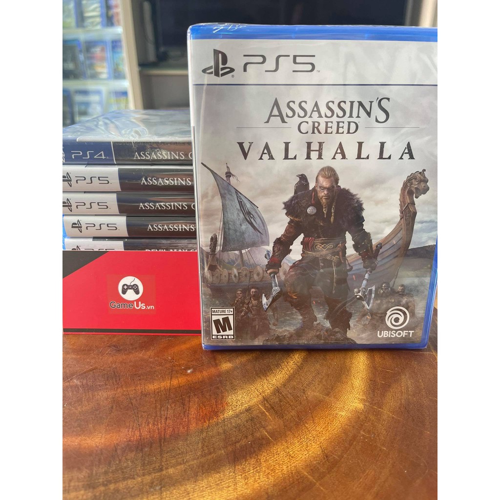 Đĩa Game Ps5 : Assassin's Creed Valhalla Hệ US
