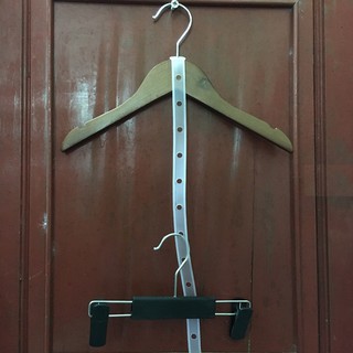 Combo Móc Áo Gỗ, Dây Mix Đồ Bộ và Kẹp Nhựa TREO ĐỒ BỘ TRẺ EM