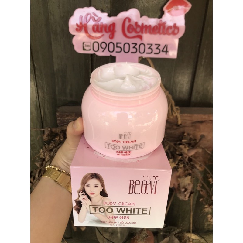 KEM BODY BEOVI TOO WHITE 220GAM