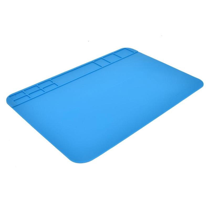 Tấm Lót Bàn Bằng Silicone Cách Nhiệt Hỗ Trợ Sửa Chữa Điện Thoại / Máy Tính