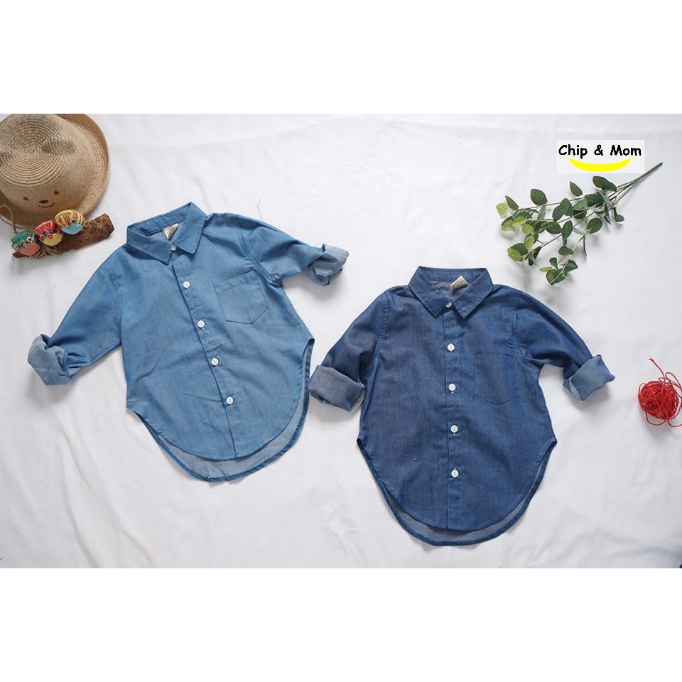[XẢ KHO] SƠ MI BÒ DENIM - KO BAO GIỜ HẾT MỐT- CỰC XINH CHO BÉ TRAI VÀ GÁI