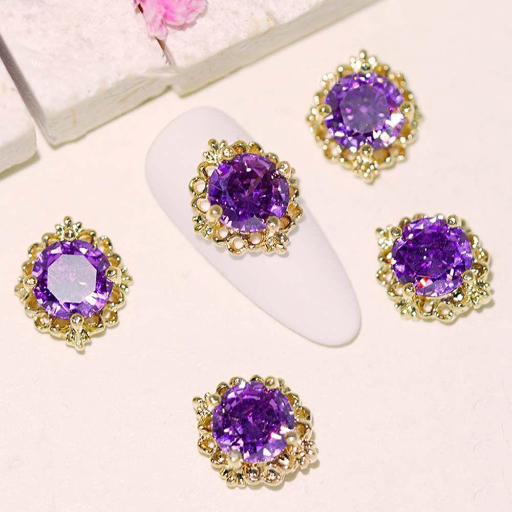 OCEANMAP Phụ Kiện Trang Trí Móng Tay 3D Bằng Hợp Kim Sang Trọng