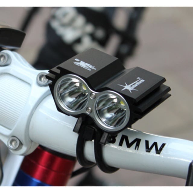 Đèn xe đạp siêu sáng 2 pha