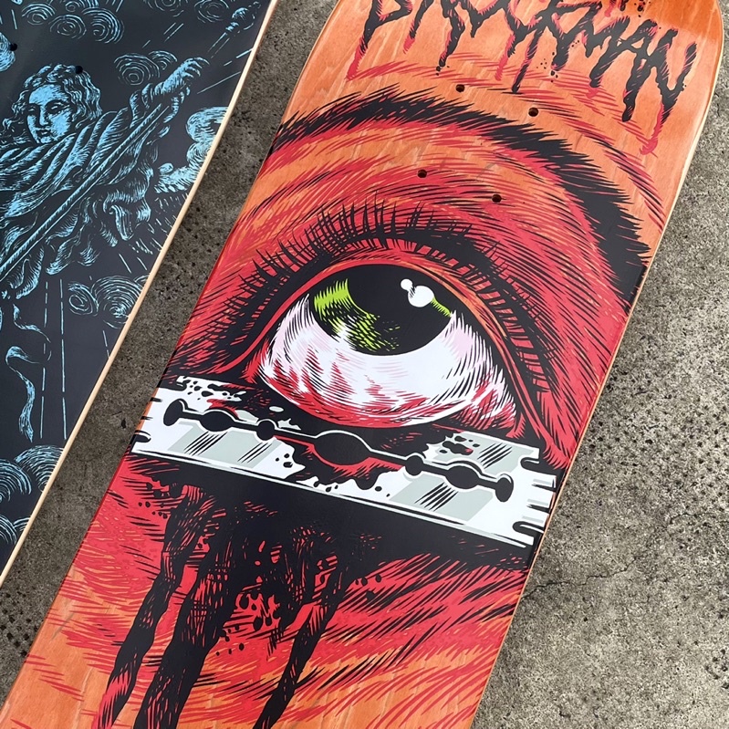 Mặt Ván Trượt Skateboard ZERO BROCKMAN RAZOR EYE DECK 8.3