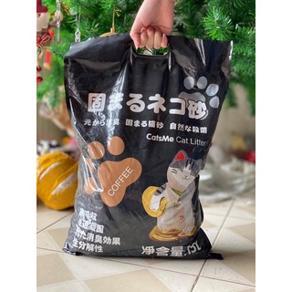 Cát vệ sinh cho mèo, cát Nhật đen bao 8l