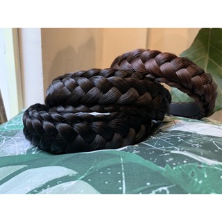 Bờm tóc tết sang chảnh bản kép 4cm