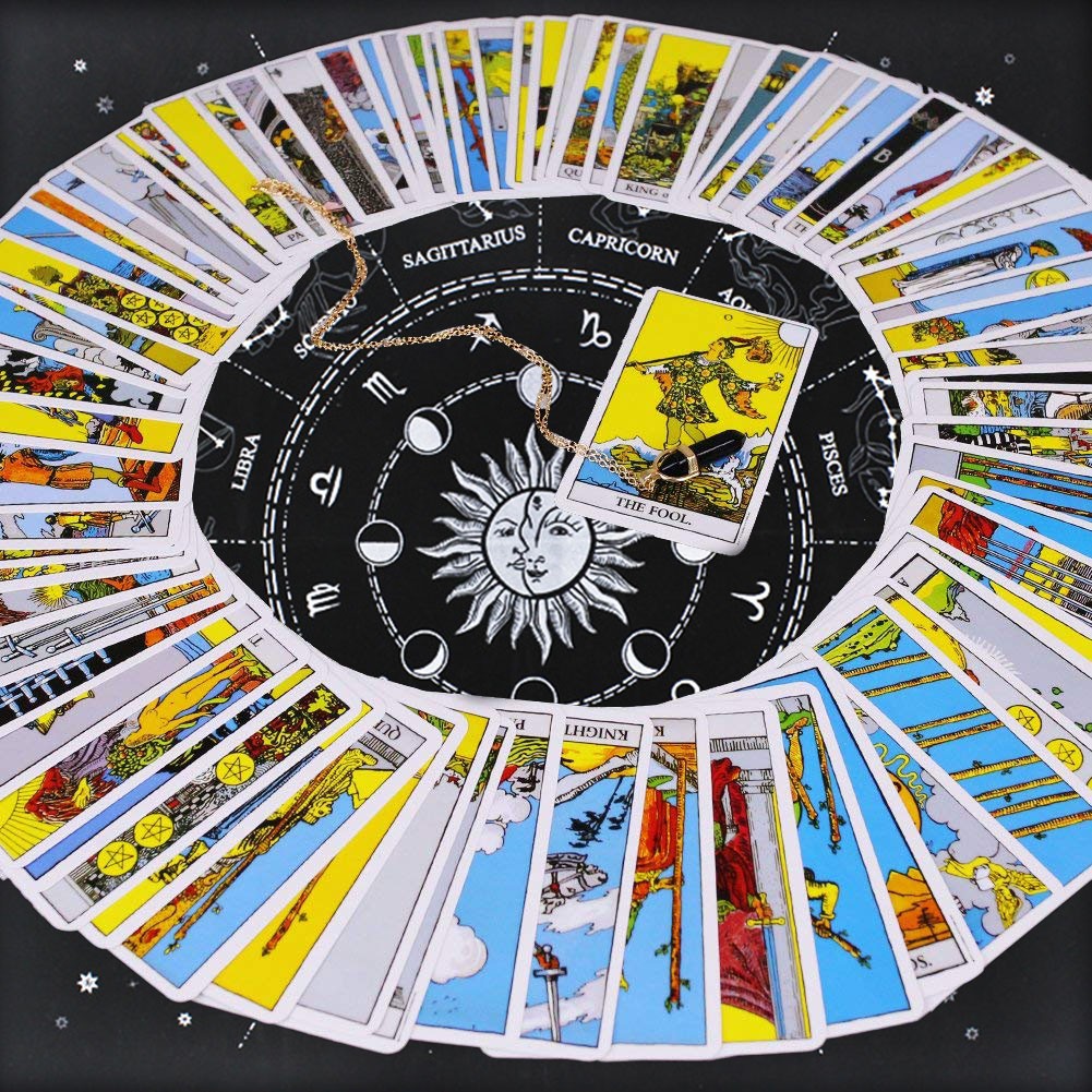 Khăn Trải Bàn Bói Bài Tarot 12 Cung Hoàng Đạo Độc Đáo