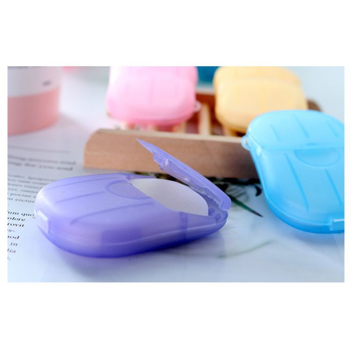 hộp xà phòng giấy tiện lợi,1 hộp được nhiều miếng,tiện lợi đi du lịch.đi học.đi làm,chống vi khuẩn bảo vệ sức khoẻ. | BigBuy360 - bigbuy360.vn