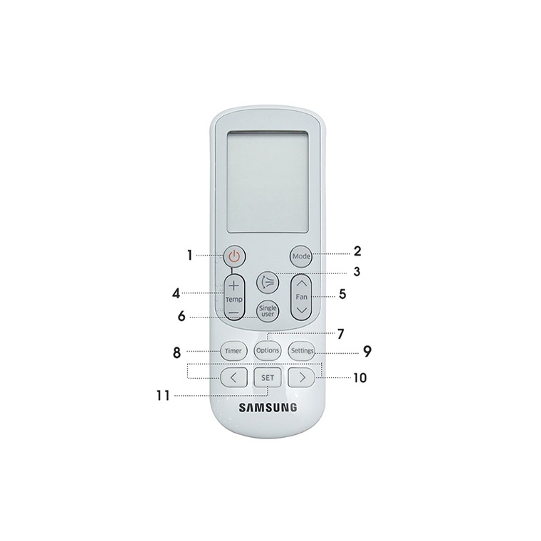 Điều khiển điều hoà SAMSUNG chính hãng