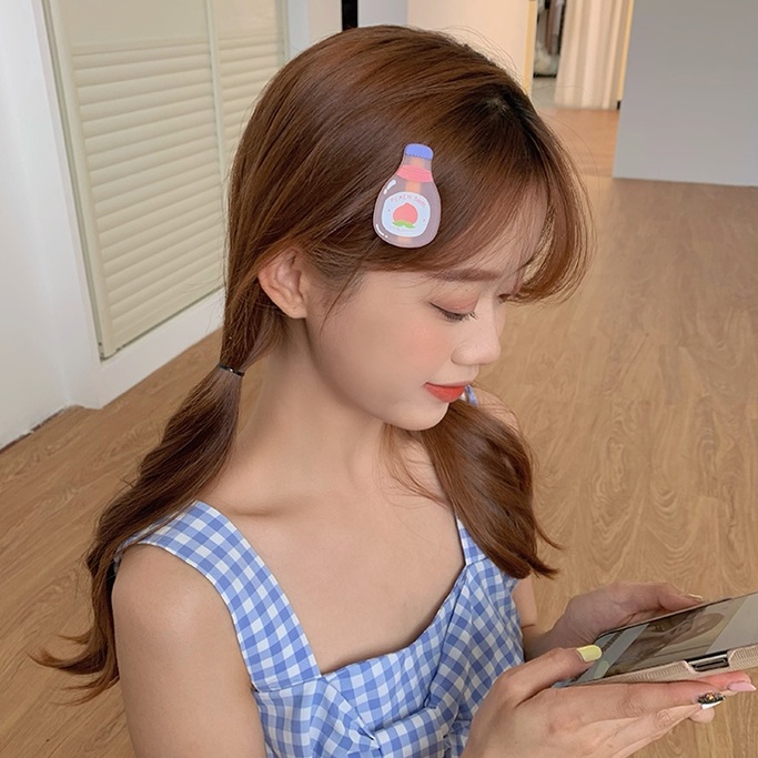 Kẹp Tóc Kẹp Mái LIN Hình Nước Trái Cây Hàn Quốc