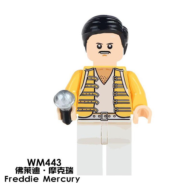 Bộ Đồ Chơi Lắp Ráp Lego Mr-Bean Marilyn Monroe Bruce Lee Chuck Norris Lucas WM6018 WM442