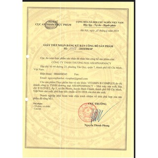 B- Complex C nâng cao sức đề kháng