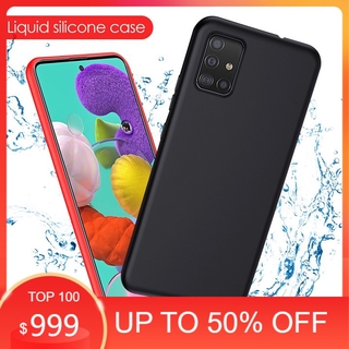 [HOT] Ốp lưng Samsung Galaxy A31, A51, A71 Silicon dẻo màu đen