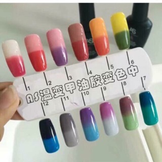 Sơn gel đổi màu theo nhiệt đọ hoặc gặp nước 80k/ chai