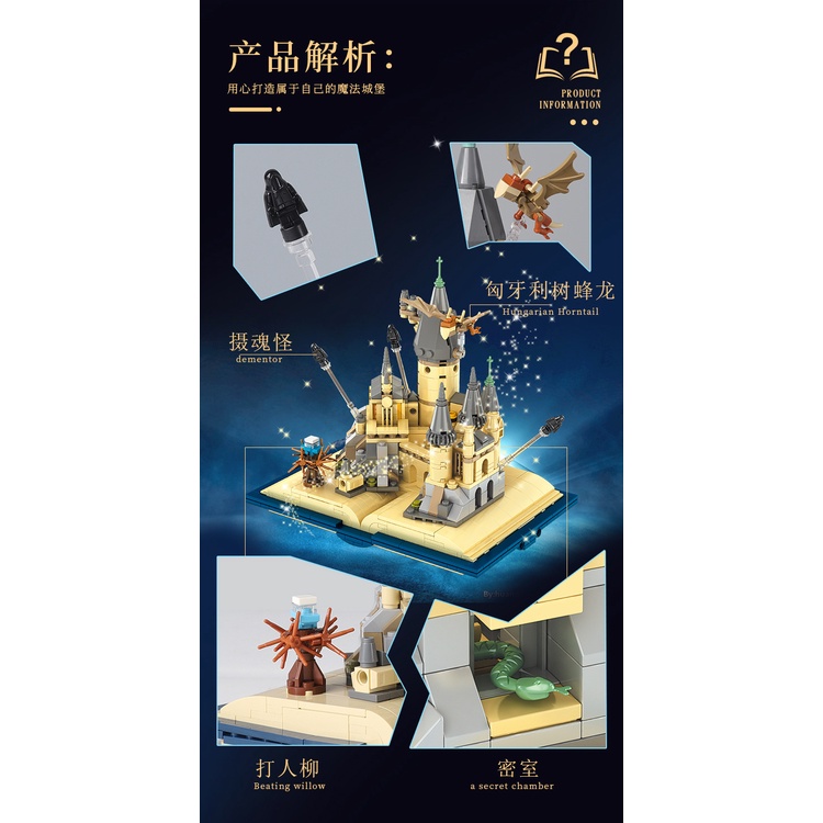 Mô Hình Lắp Ráp Lâu Đài Hogwarts 13010 Trong Phim Harry Potter