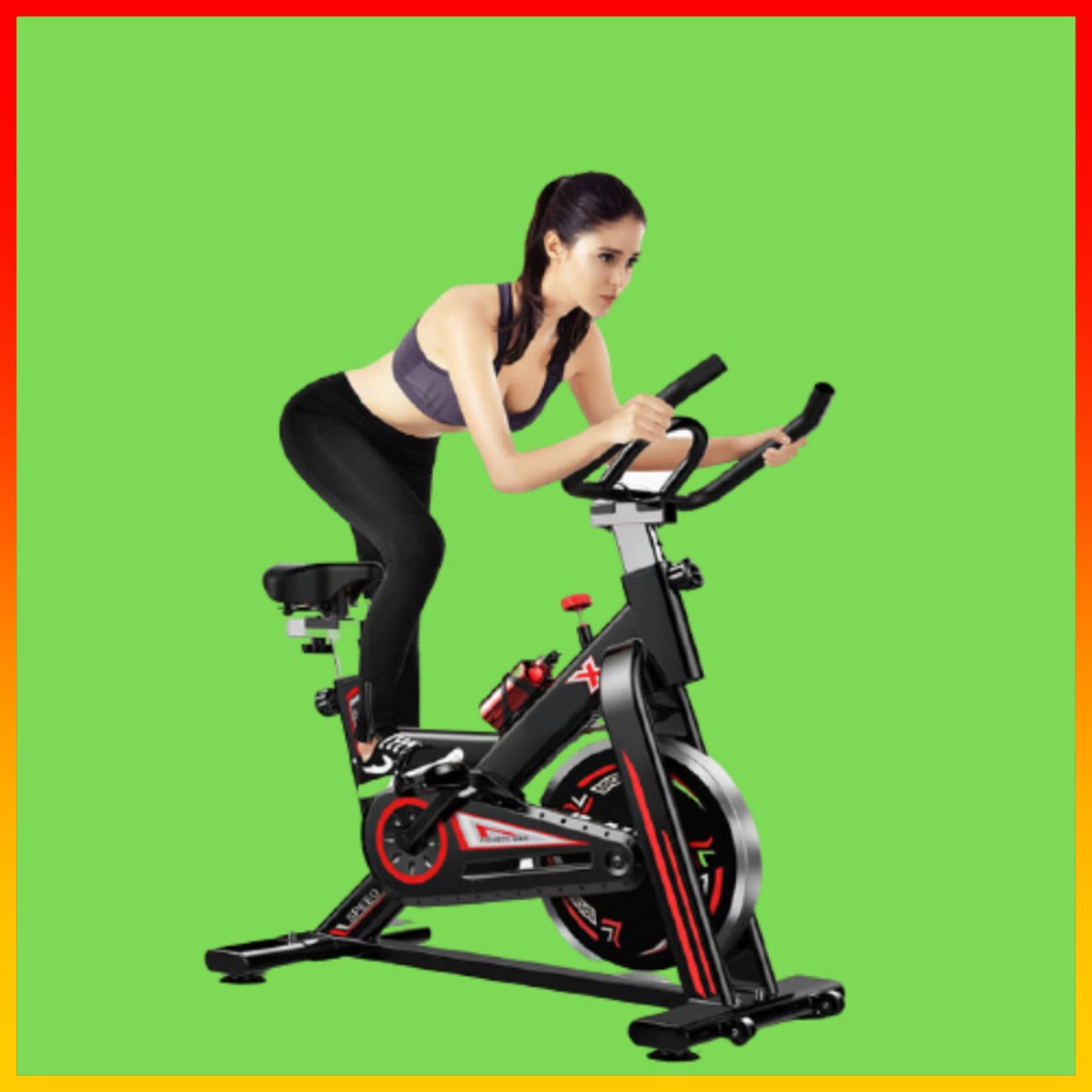 Xe đạp tập thể dục thể thao Toshiko X8 Tặng Đồng hồ cảm biến nhịp tim+ Bình nước thể thao+ Tai nghe điện thoại