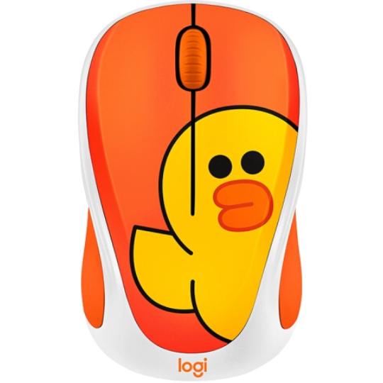 Chuột không dây Logitech in họa tiết LINE FRIENDS dễ thương cho văn phòng Wireless Mouse Cute Mice