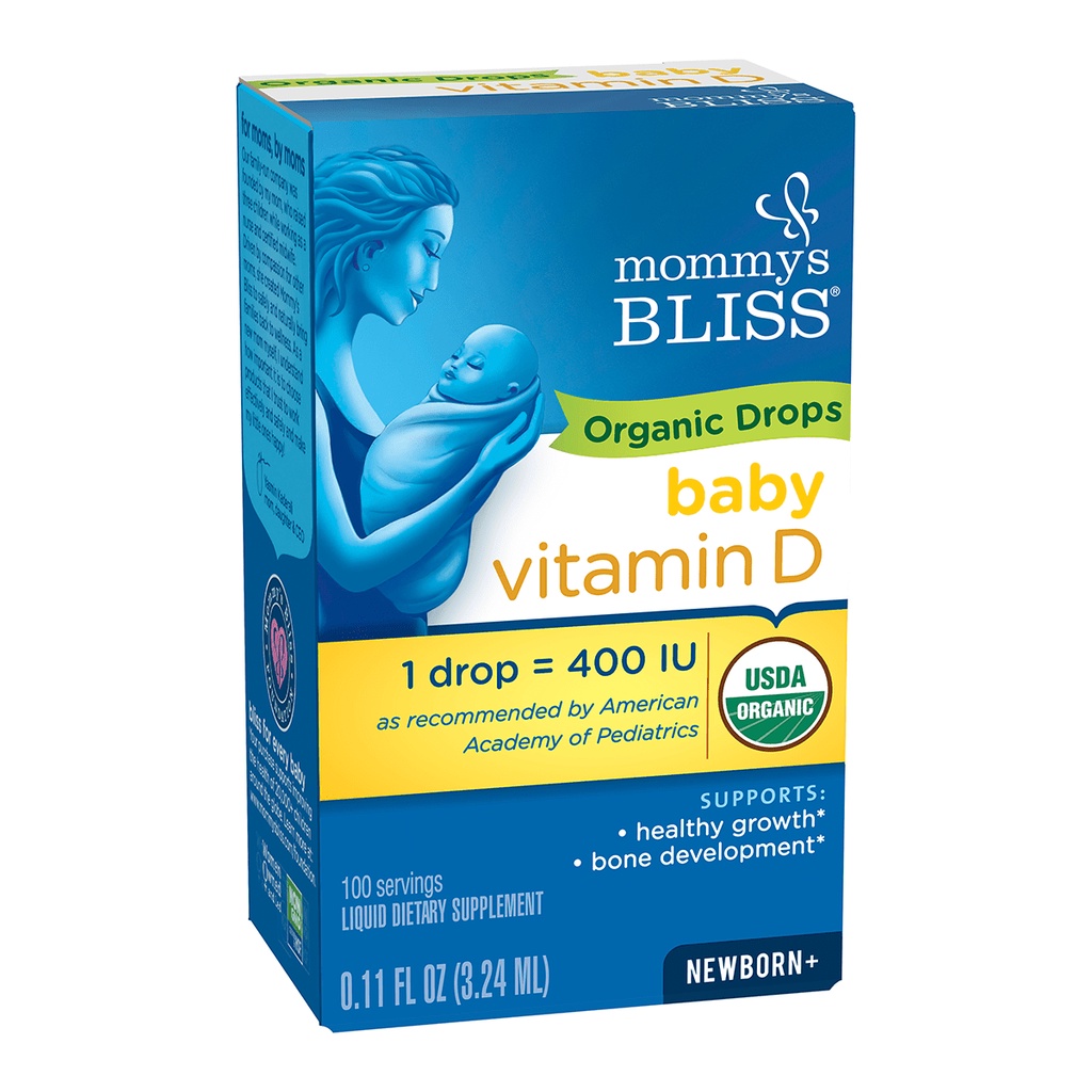 Vitamin-D hữu cơ cho bé dạng giọt MOMMY'S-BLISS