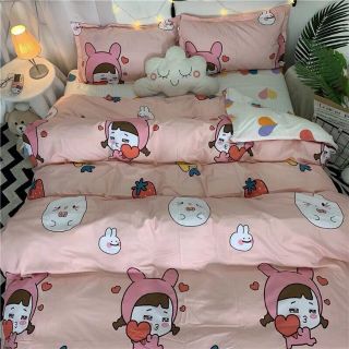 (Giá sốc )Bộ chăn ga gối hàng cao cấp cotton nhập 1m6x2m