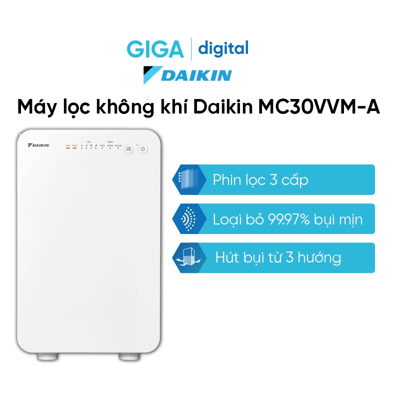 Máy lọc không khí Daikin MCQ30ZVM7-G Nhật Bản - BH 12 tháng