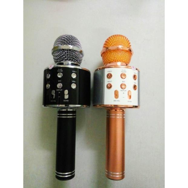 Microphone Karaoke Kèm Loa W858