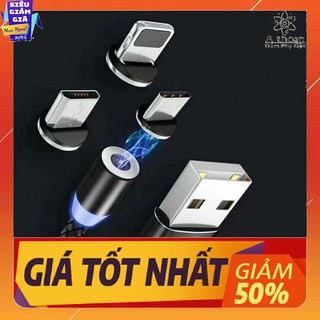 🎁FreeShip🎁 Cáp Sạc Nam Châm, Dây Đèn Led Phát Sáng Siêu Đẹp,  Iphone | Micro USB | Type-C