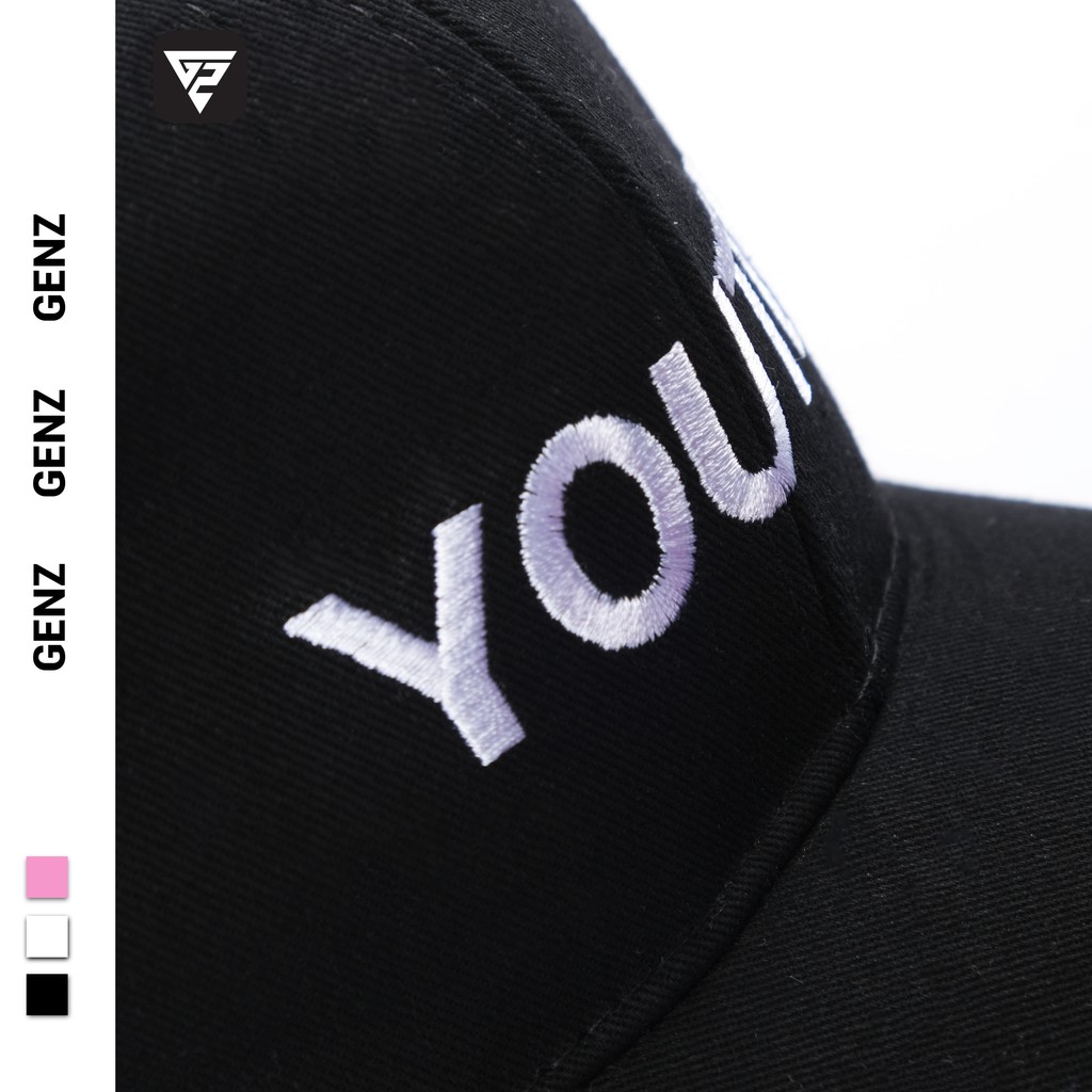 Mũ lưỡi trai nón kết GENZ thêu chữ ulzzang unisex thích hợp cả nam nữ cá tính