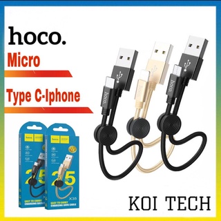 Dây sạc ngắn hoco x35 dành cho-dây dù-nhỏ gọn