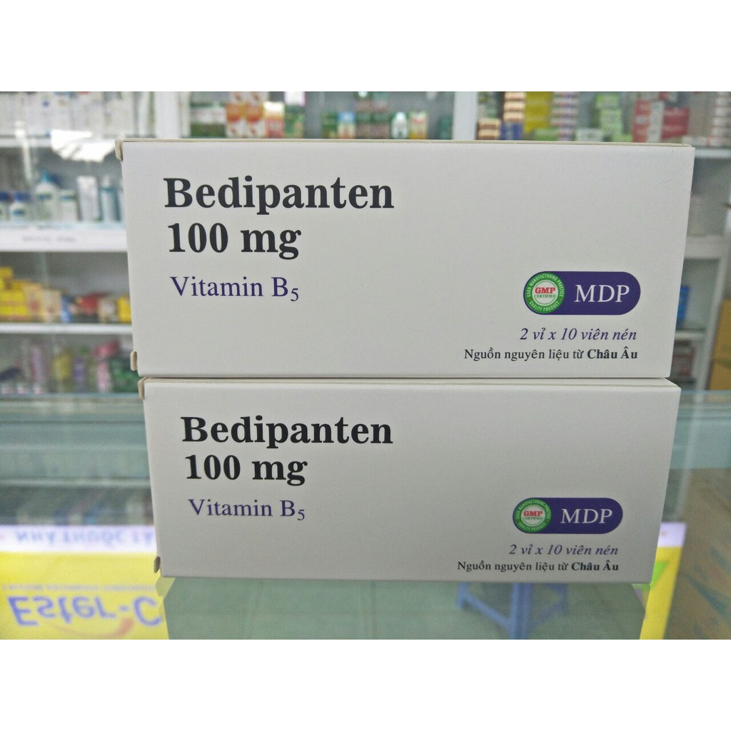 (Chính Hãng) BEDIPANTEN 100MG VITAMIN B5  HỘP 20 VIÊN-Hỗ Trợ Da Tóc Móng Người bạn đáng tin cậy | BigBuy360 - bigbuy360.vn