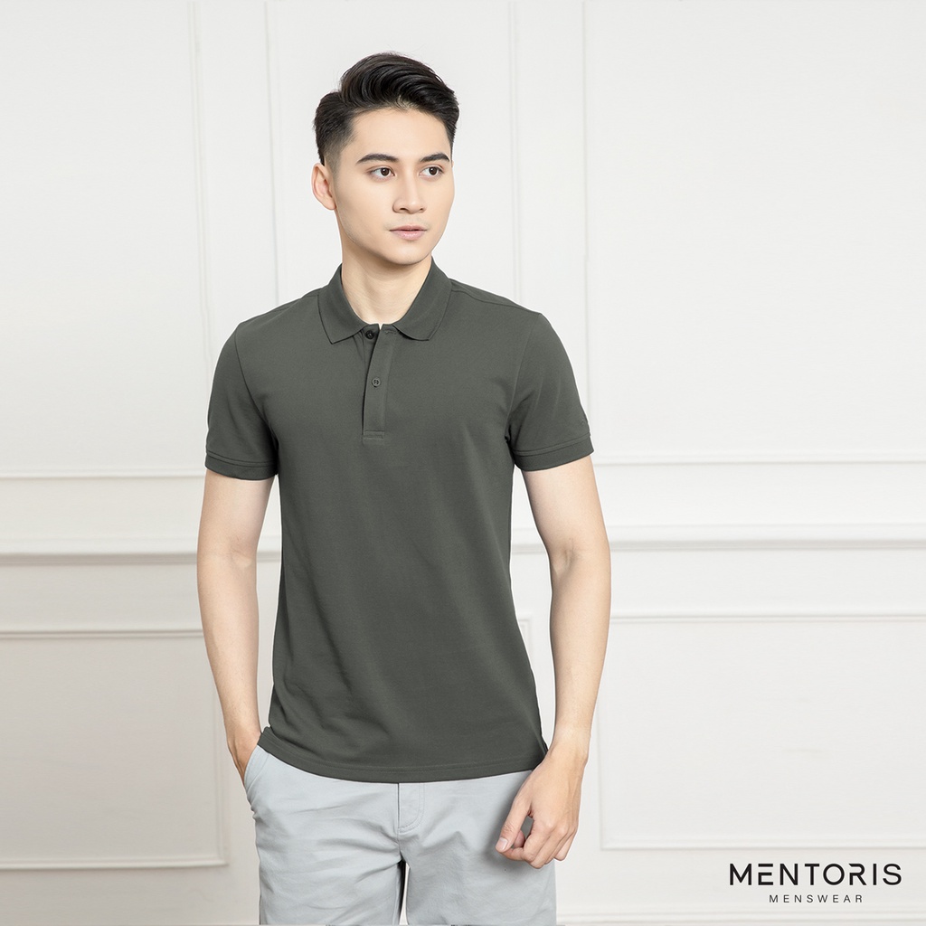 Áo Thun Polo Nam MENTORIS Cổ Bẻ Chất Cá Sấu Cotton Đẹp, Mềm, Mịn, Phong Cách Trẻ Trung, Hàng Cao Cấp Chuẩn Form MPL2203