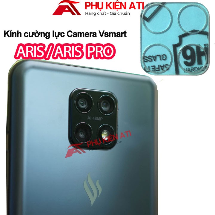 Kính cường lực Camera Vsmart Aris Pro/ Aris - Trong suốt- Độ cứng 9H