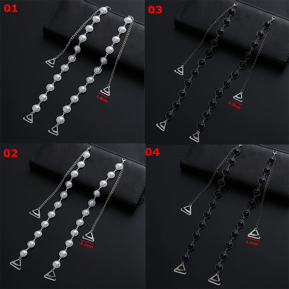 (Hàng Mới Về) Dây Đeo Áo Ngực Đính Ngọc Trai Giả Có Thể Điều Chỉnh Cho Nữ