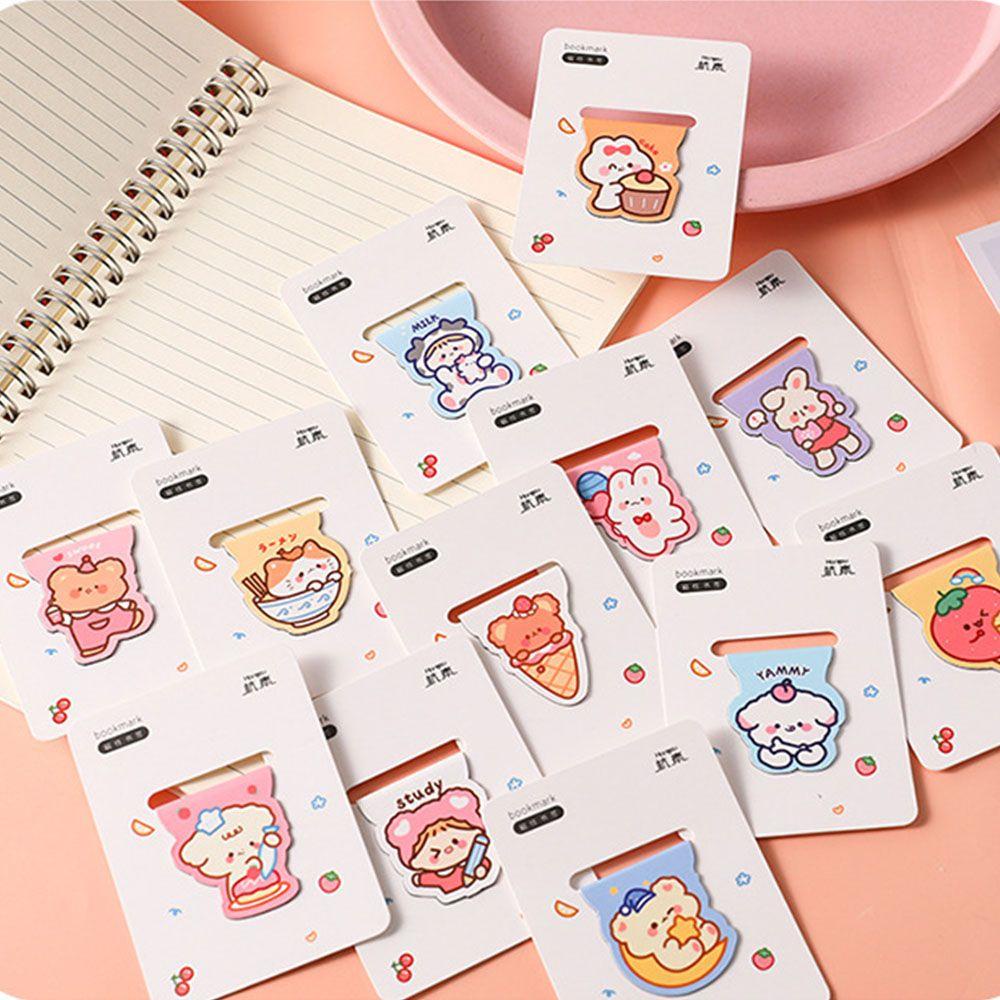 Kẹp Giấy Đánh Dấu Trang Sách Hình Gấu Thỏ Dễ Thương