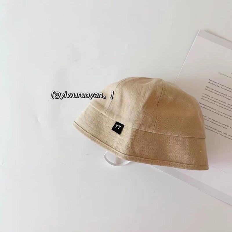 Mũ bucket nón vành kaki phong cách cho bé trai bé gái