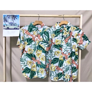 (HÀNG ĐẸP- FORM CHUẨN) Áo Sơ Mi Hawaii Đũi Cao Cấp