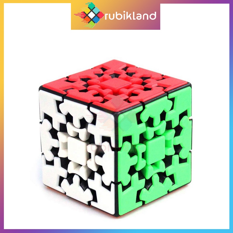 Rubik Biến Thể Gear Cube 3x3 Yumo Zhichen KungFu Rubic Bánh Răng Đồ Chơi Trí Tuệ Trẻ Em