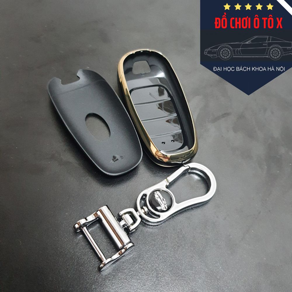 Ốp chìa khóa Santafe 2022, 2021, Tucson 2022 Hàng cao cấp