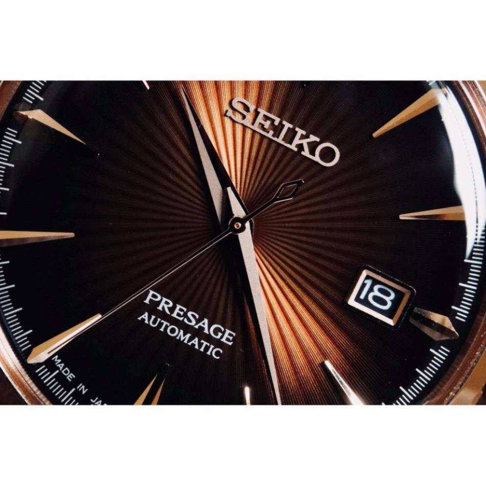 Đồng Hồ Nam Seiko Presage Automatic Sang Trọng Dây Da , Đồng hồ thật giá trị thật