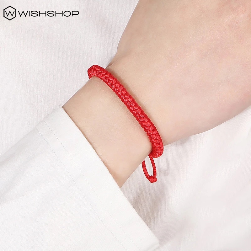 Vòng Tay Dây Bện Màu Đỏ May Mắn Cho Cặp Đôi