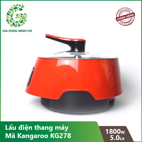 Lẩu điện thang máy Kangaroo 5L KG278/KG279 hàng chính hãng kèm video